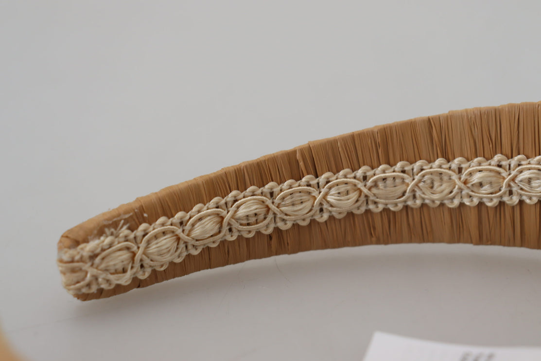 Prachtige beige diadeem hoofdband