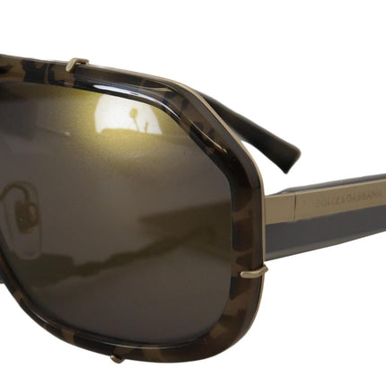 Chique Aviator Mirroreerde bruine zonnebril