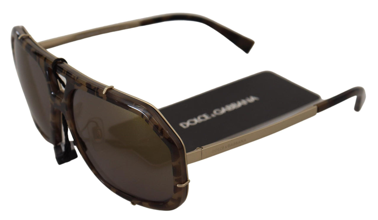 Chique Aviator Mirroreerde bruine zonnebril