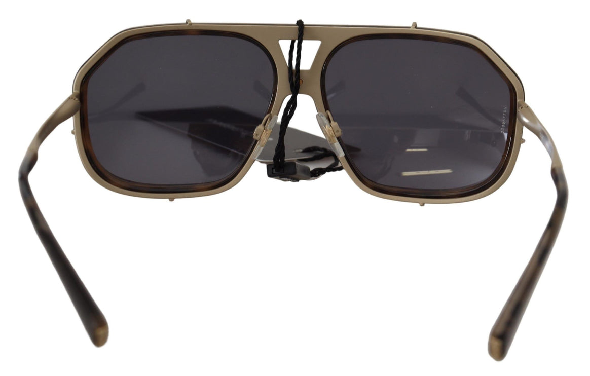 Chique Aviator Mirroreerde bruine zonnebril