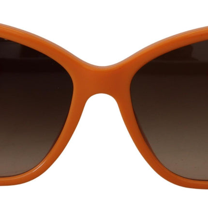 Gafas de sol redondas de naranja elegantes para mujeres