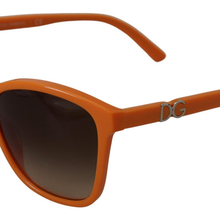 Gafas de sol redondas de naranja elegantes para mujeres