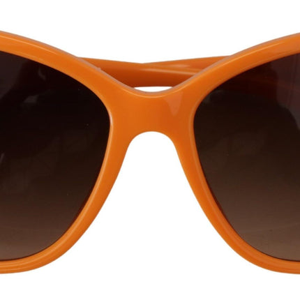 Gafas de sol redondas de naranja elegantes para mujeres