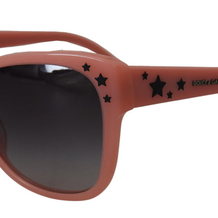 Elegantes gafas de sol de gradiente rosa