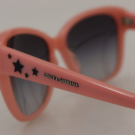 Elegantes gafas de sol de gradiente rosa