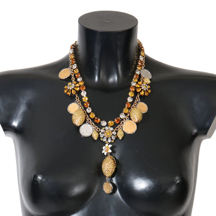 Elegant Gold-Plated Statement Necklace