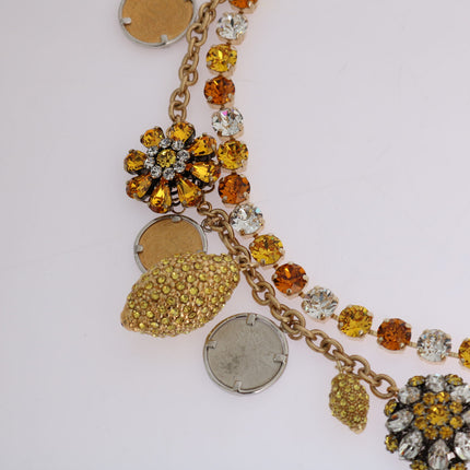 Elegant Gold-Plated Statement Necklace