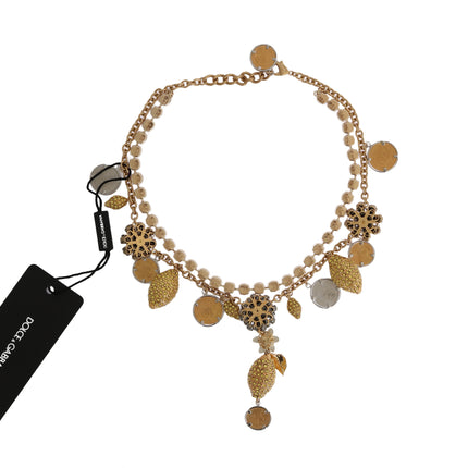 Elegant Gold-Plated Statement Necklace