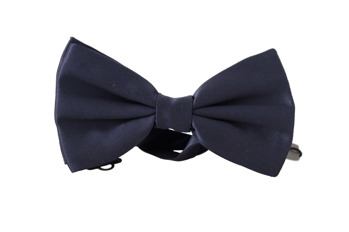 Elegant Sapphire Silk Bow à nœud papillon