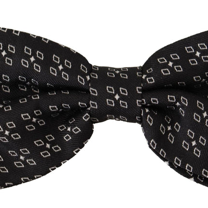 Elegant Polka Dot Silk Bow Tie - vivadelux