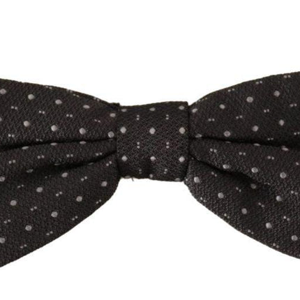 Elegant Polka Dot Silk Bow Tie - vivadelux