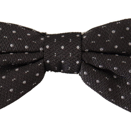 Elegant Polka Dot Silk Bow Tie - vivadelux