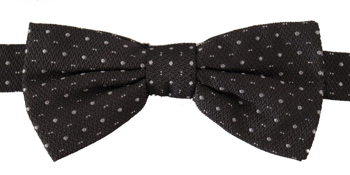 Elegant Polka Dot Silk Bow Tie - vivadelux