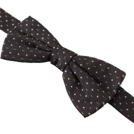 Elegant Polka Dot Silk Bow Tie - vivadelux