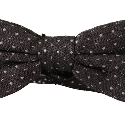 Elegant Polka Dot Silk Bow Tie - vivadelux