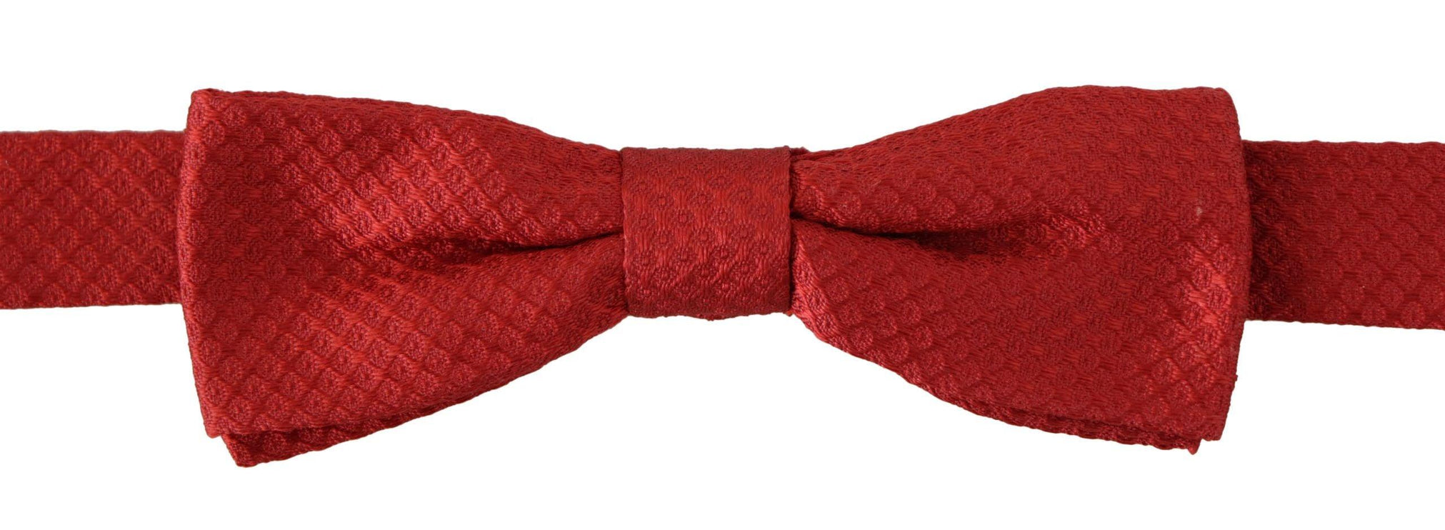 Elegant Red Silk Bow Tie - vivadelux