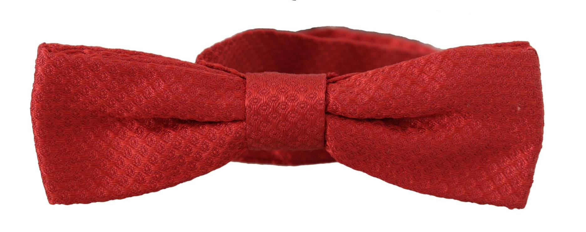 Elegant Red Silk Bow Tie - vivadelux