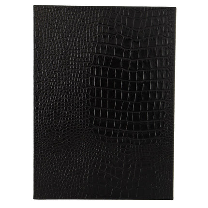 Elegant Black Leather Catalogue Case