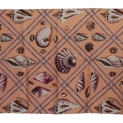 Multicolor Seashell Linen Scarf for Men