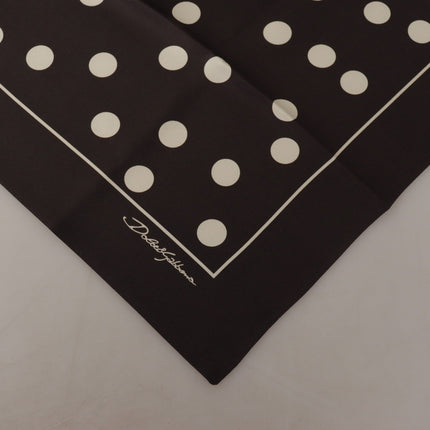 Elegant Silk Polka Dot Men's Scarf