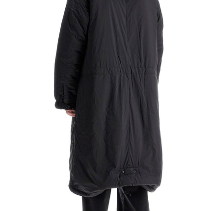 Y-3 long padded nylon parka coat