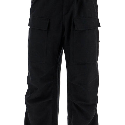 Y-3 flannel cargo pants for men