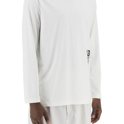 Y-3 long-sleeved t-shirt with logo print