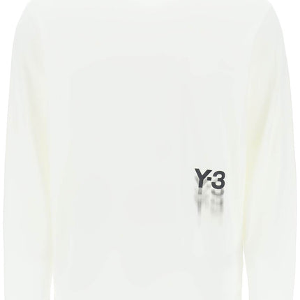 Y-3 long-sleeved t-shirt with logo print