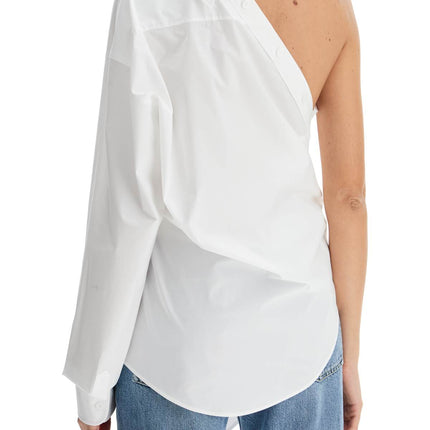 Moschino one-shoulder poplin stretch