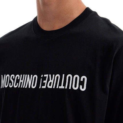 Moschino t-shirt with embroidered lettering