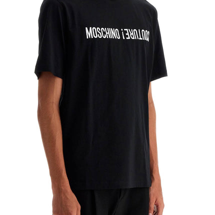 Moschino t-shirt with embroidered lettering