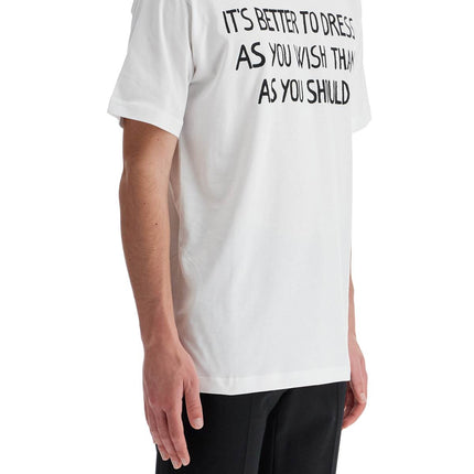 Moschino t-shirt with lettering print