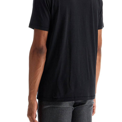 Tom Ford t-shirt in lyocell e cotone nero girocollo