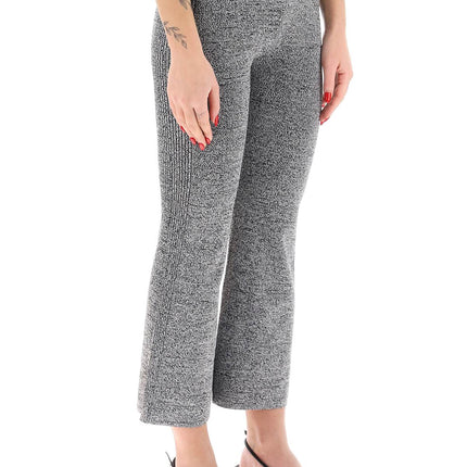 Ganni stretch knit cropped pants