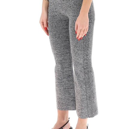 Ganni stretch knit cropped pants