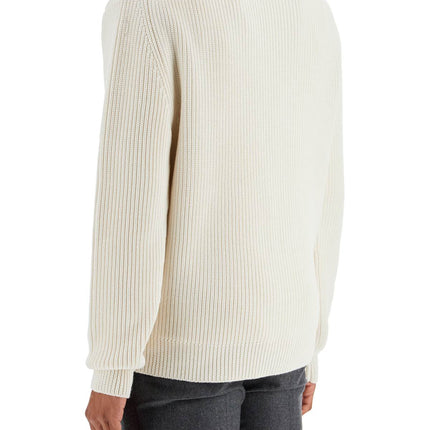 Tom Ford white silk and wool cardigan with shawl collar