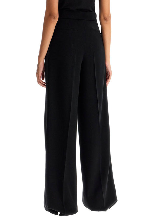 MAX MARA PIANOFORTE straight leg trousers in cady