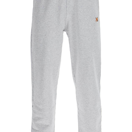 Maison Kitsune fox head joggers