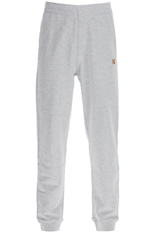 Maison Kitsune fox head joggers