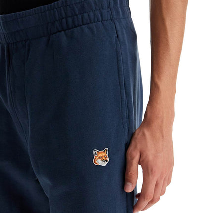 Maison Kitsune fox head joggers