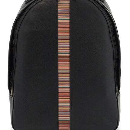 Paul Smith "signature stripe leather backpack"