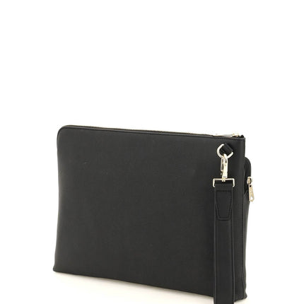 Paul Smith signture stripe leather pouch