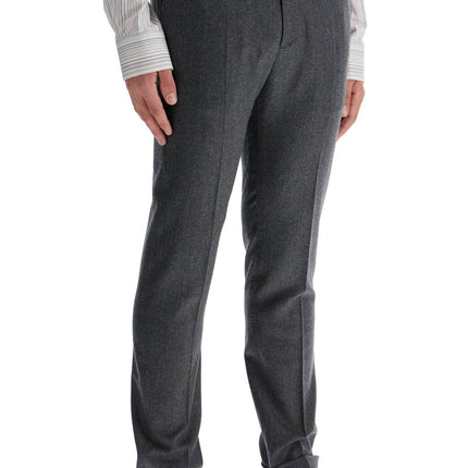 Paul Smith slim fit flannel trousers in eight