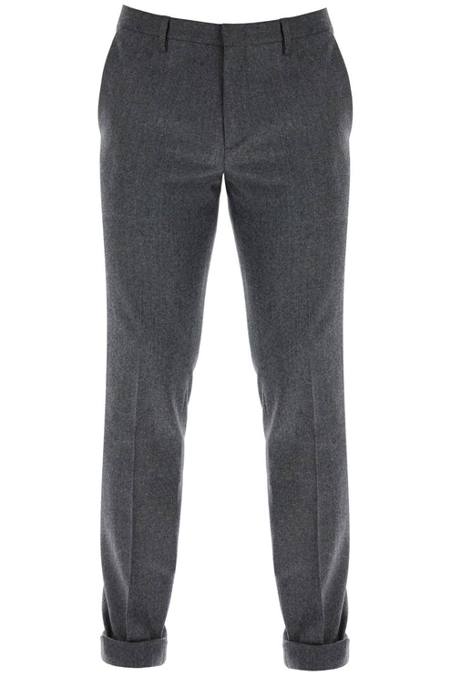 Paul Smith slim fit flannel trousers in eight