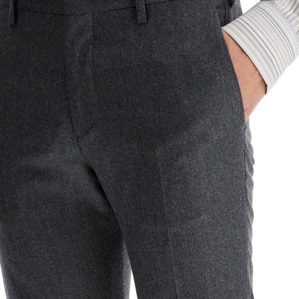 Paul Smith slim fit flannel trousers in eight