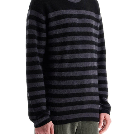 PS Paul Smith striped wool and mohair blend pullover