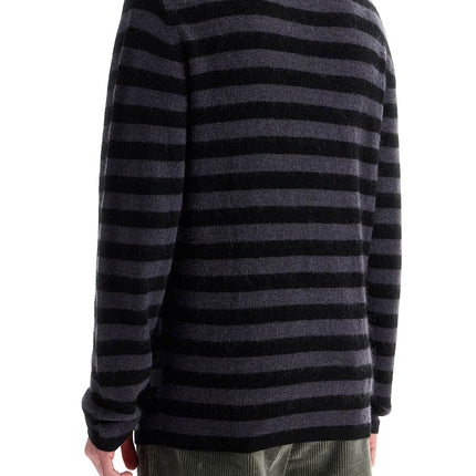 PS Paul Smith striped wool and mohair blend pullover