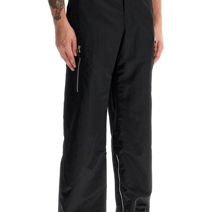 OUR LEGACY tactical cargo pants in technical satin fabric