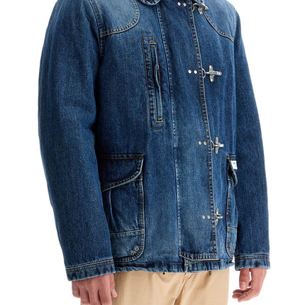 FAY ARCHIVE denim jacket with 4 hooks