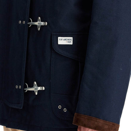 FAY ARCHIVE "4-hook canvas jacket with classic